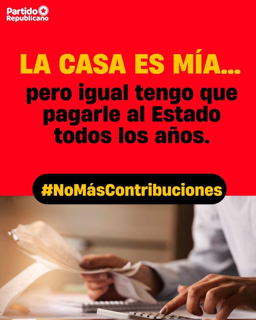 margotaguila's tweet photo. No debo pagar contribuciones. Trabajé toda una vida para adquirir mi vivienda, no es justo que tenga que pagar otra vez mi casa. https://t.co/BZYRpE75Vg