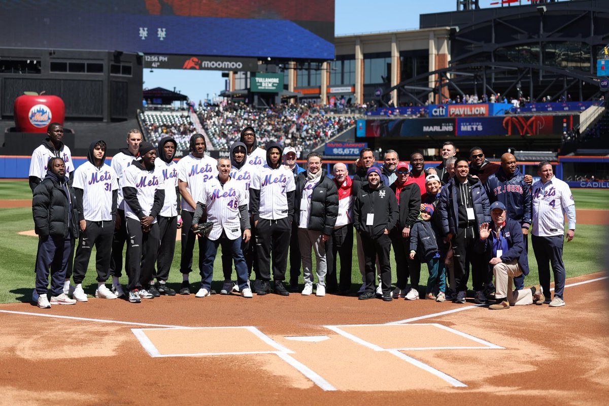 Rick Pitino (@realpitino) on Twitter photo Thank you so much to the โฆ<a href="/Mets/">New York Mets</a>โฉ organization for welcoming the Johnnies to Citi field. Sorry about the game but it was a special day for all of us. Zuby also with the perfect strike!!! Thank you so much to the โฆ<a href="/Mets/">New York Mets</a>โฉ organization for welcoming the Johnnies to Citi field. Sorry about the game but it was a special day for all of us. Zuby also with the perfect strike!!!