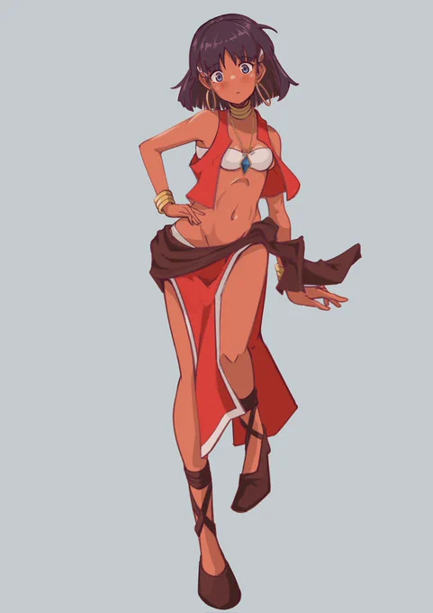 #フォローしなくていいから俺の描いた女キャラ見てくれナディア 
