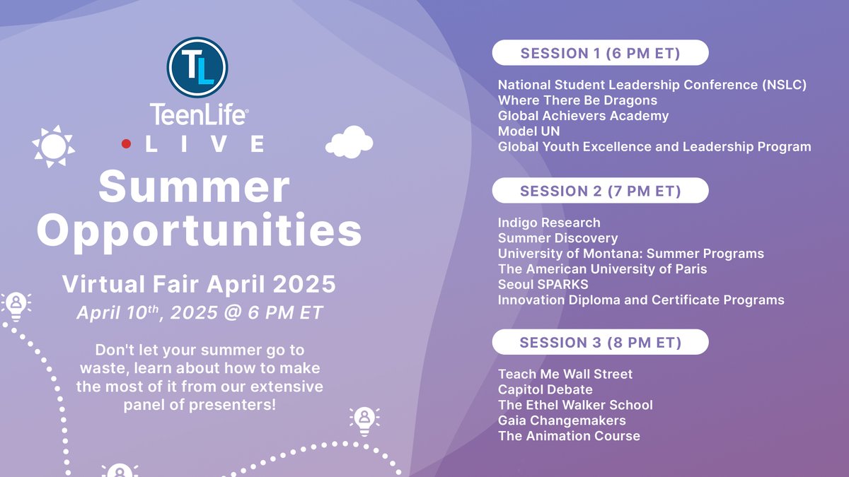 Swipe to check out our featured panelists for our April Summer Opportunities Virtual Fair TOMORROW! Don't miss out on securing a productive way to spend your summer and strengthen your college applications, all while having fun. Register here: bit.ly/4j2CbUr