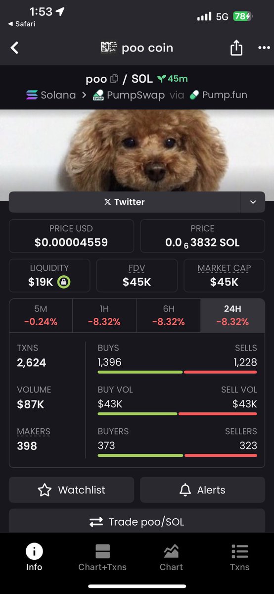 Draxyverse's tweet photo. $Poo #PooCoin
CA:
Cio2tLQA3GhKGeMEKy5KvE9sPi63FQQbytp6X3N3pump
Not what you think it is 😂
#Solana #Solanamemecoins #Draxy #PoodleCoin #DogCrypto https://t.co/HG1FPGB7dG