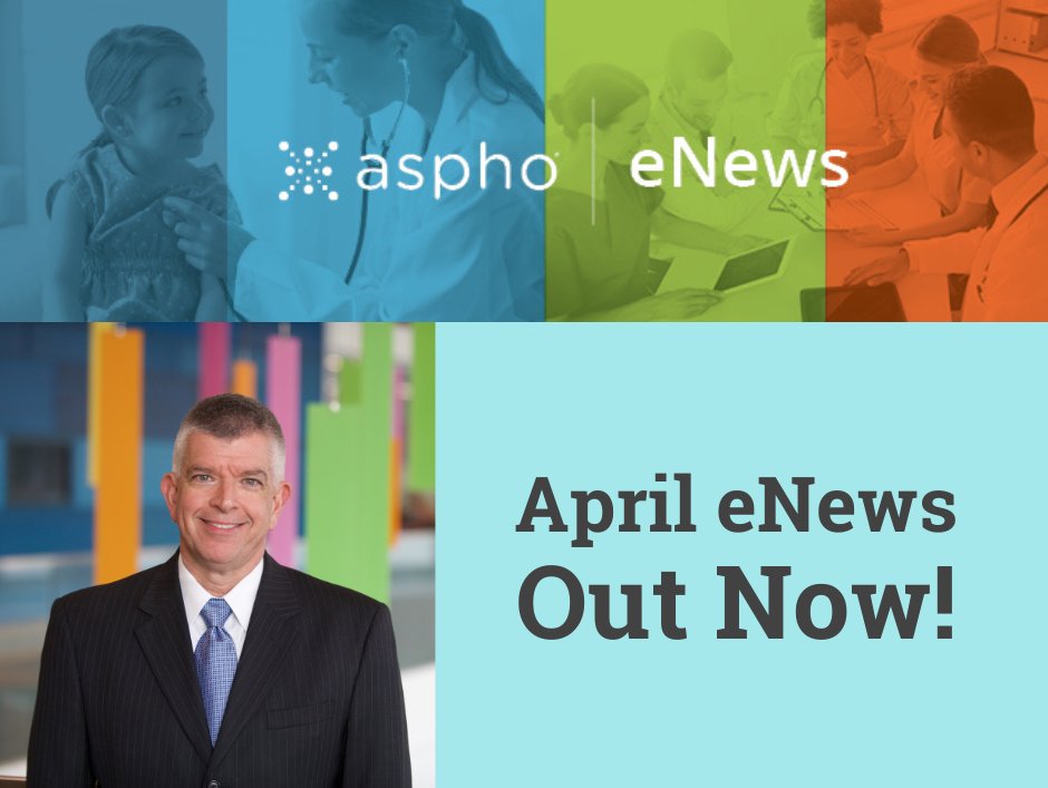 ASPHO_hq's tweet image. Members, your April eNews is here! Find out everything you need to know about ASPHO's advocacy commitments from Pres. Jeff Hord, next month's ASPHO Conference, the #ClinicalImmunology and #Hemoglobinopathies SIGs, and much more! Access the issue: aspho.org/knowledge-cent…