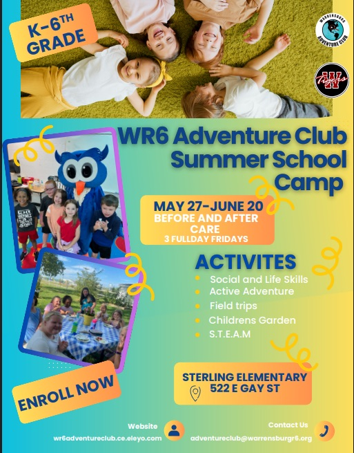 MapleGroveTiger's tweet photo. Maple Grove Families, 
Please see the attached flyer for information about the Adventure Club Summer School Camp! https://t.co/dzcefWq2z8