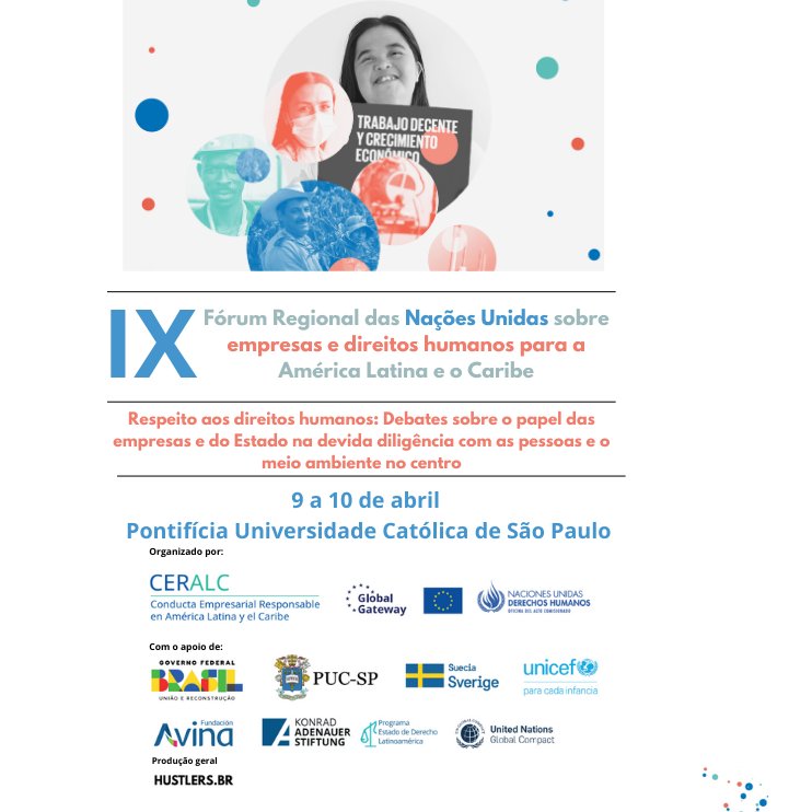 ONU Derechos Humanos - América del Sur (@onu_derechos) on Twitter photo 🟢 Em breve!
Já vai começar a abertura oficial do IX Fórum Regional das Nações Unidas sobre Empresas e #DireitosHumanos, ao vivo, desde a <a href="/puc_sp/">PUC-SP</a>
🕛 9h São Paulo (GMT-3)
📺youtube.com/live/-GZ-aLbwD…
ℹ️ static.sched.com/hosted_files/i…
Com o apoio de <a href="/SwedeninBR/">Suécia no Brasil 🇸🇪🇧🇷</a>
<a href="/kmetell/">Karin Metell Cueva</a> 🟢 Em breve!
Já vai começar a abertura oficial do IX Fórum Regional das Nações Unidas sobre Empresas e #DireitosHumanos, ao vivo, desde a <a href="/puc_sp/">PUC-SP</a>
🕛 9h São Paulo (GMT-3)
📺youtube.com/live/-GZ-aLbwD…
ℹ️ static.sched.com/hosted_files/i…
Com o apoio de <a href="/SwedeninBR/">Suécia no Brasil 🇸🇪🇧🇷</a>
<a href="/kmetell/">Karin Metell Cueva</a>
