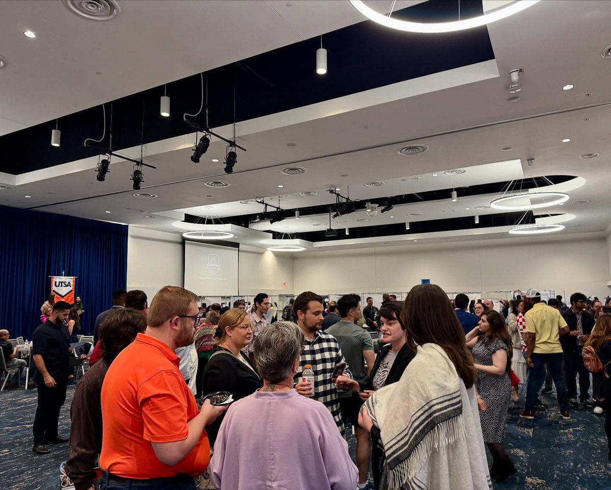UTSAGradSchool's tweet photo. Our Graduate Student Appreciation Week (GSAW) symposium was an incredible showcase of graduate student excellence. Congrats to all of this year’s Graduate School Excellence Award recipients and poster competition winners! 🏆#UTSAGradSchool #GSAW https://t.co/T2DGf9yXrM