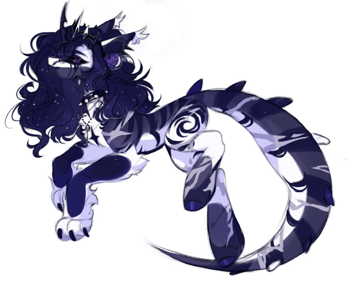 I haven't been here for a long time! This is my new character Crowley. He's a demon ^^