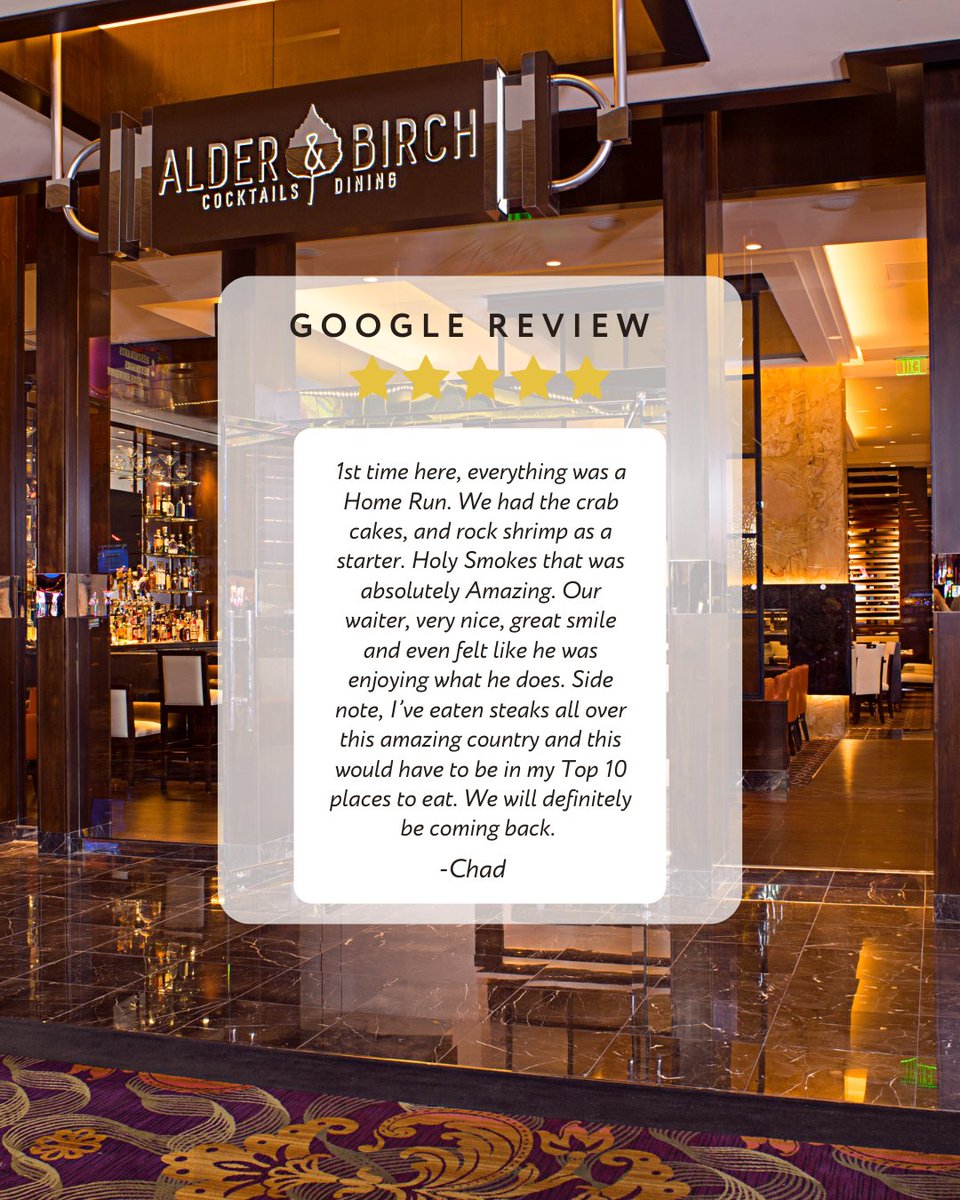 orleanscasino's tweet image. Hear from our amazing guests as they share why they love dining at our restaurants! From delicious flavors to exceptional service, see what makes their experience unforgettable. 🍽️❤️

#OrleansCasino #LasVegasRestaurants #BigAls #AlderandBirch #Ondori #Bailiwick