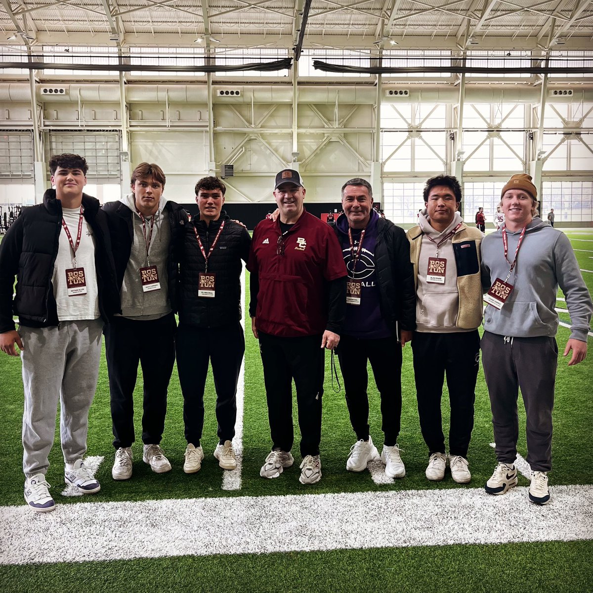 We had a great visit at Boston College! Thank you to HC O’Brian and all the support staff for making us feel welcome!
#PurpleNation