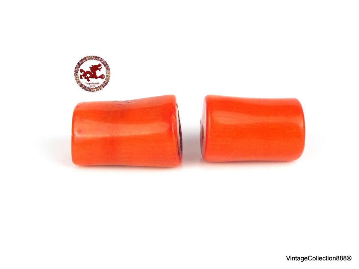 AmuletsShop888's tweet photo. Lote 2 cuentas de Coral Rojo grandes, Cuentas tubo barril de coral rojo, Abalorios de coral rojo perforado de 8.72gr - 43.55ct https://t.co/0Z6xBw5QzV #Vintagecollection888 #Etsy #AbaloriosDeCoralRojo https://t.co/Db5YvVNA4J