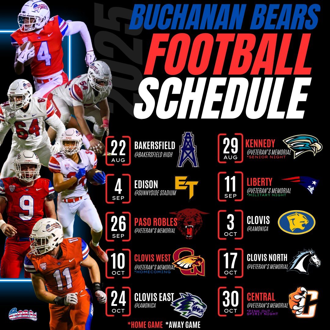 2025 schedule is out!