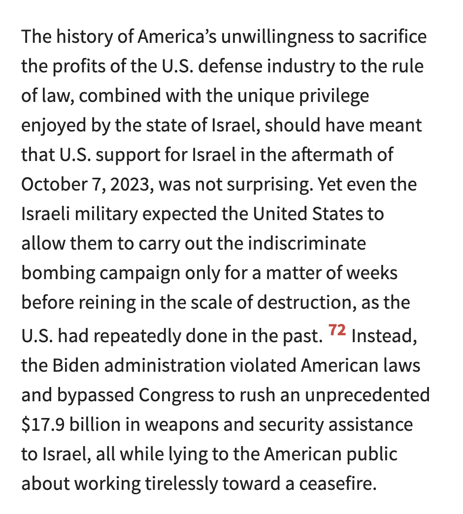 Ex-Biden State Department official says even the Israeli military expected the US to only let them bomb Gaza for weeks, rather than unconditionally for a year and a half: