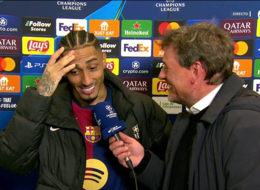 FabrizioRomano's tweet photo. 🔵🔴 Raphinha: “The first goal? I have apologized to Pau Cubarsí!”. https://t.co/mzb3H0JkBb