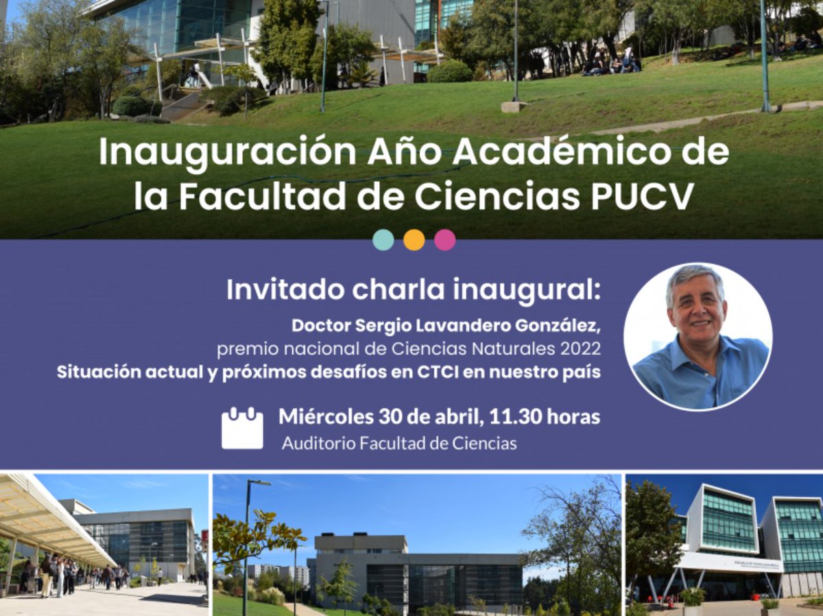FONDAP_ACCDiS's tweet photo. Este 30 de abril, nuestro director de #ACCDiS, el Dr. @sergiolavandero, participará en la inauguración del año académico de la Facultad de Ciencias @pucv_cl
En la ocasión, ofrecerá la charla:
🧠 “Situación actual y próximos desafíos en CTCI en nuestro país”.
#ACCDiS https://t.co/LfwHqxq7hn