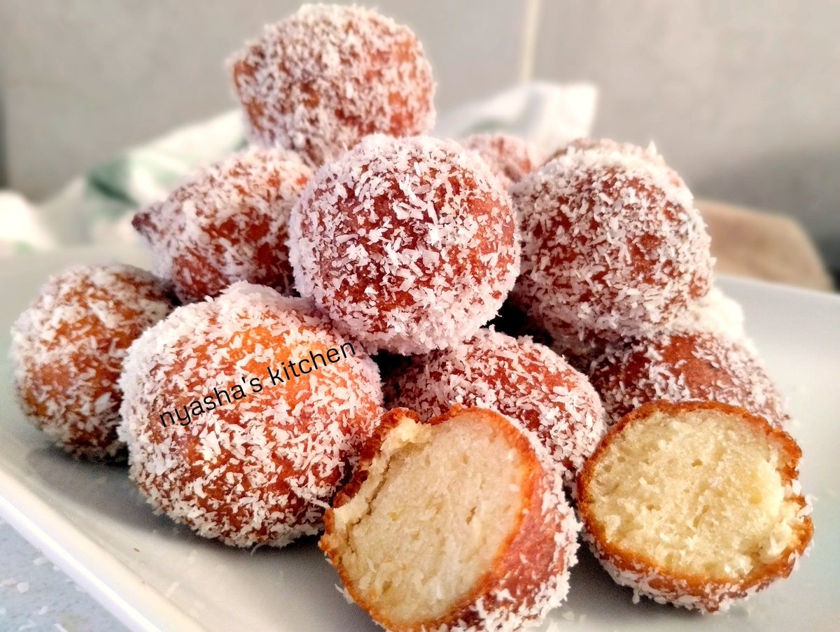 Mini coconut doughnuts
