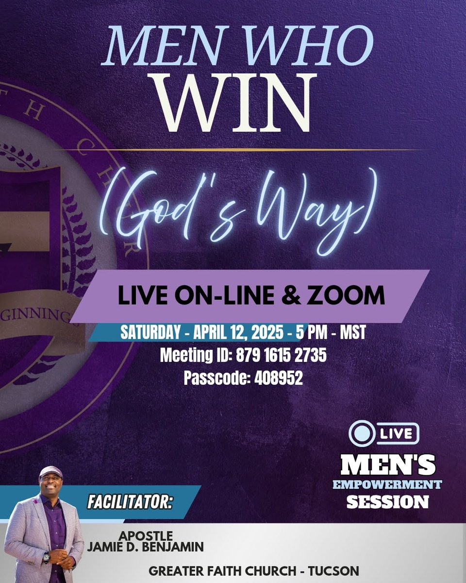 GFCTucson's tweet photo. #Empowerment to the Mighty Men of Faith across the globe! https://t.co/fmXXjHqHoi
