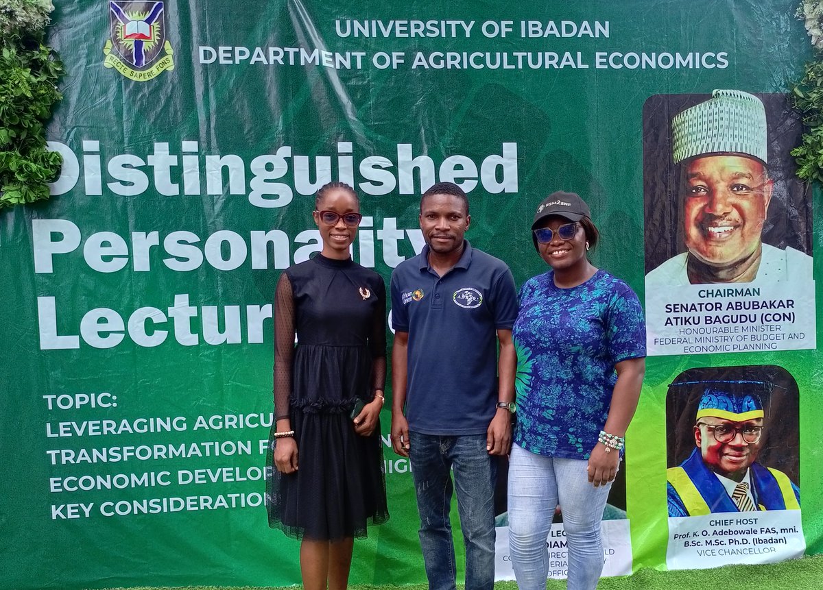 Pilaf_ui's tweet photo. AN INSIGHTFUL SESSION ATTENDED BY PiLAF STAFF

Yesterday, we were honored to participate in the University of Ibadan, Department of Agricultural Economics Distinguished Personality lecture, featuring the World Bank Country Director, Nigeria. https://t.co/YEfmM7qcFZ