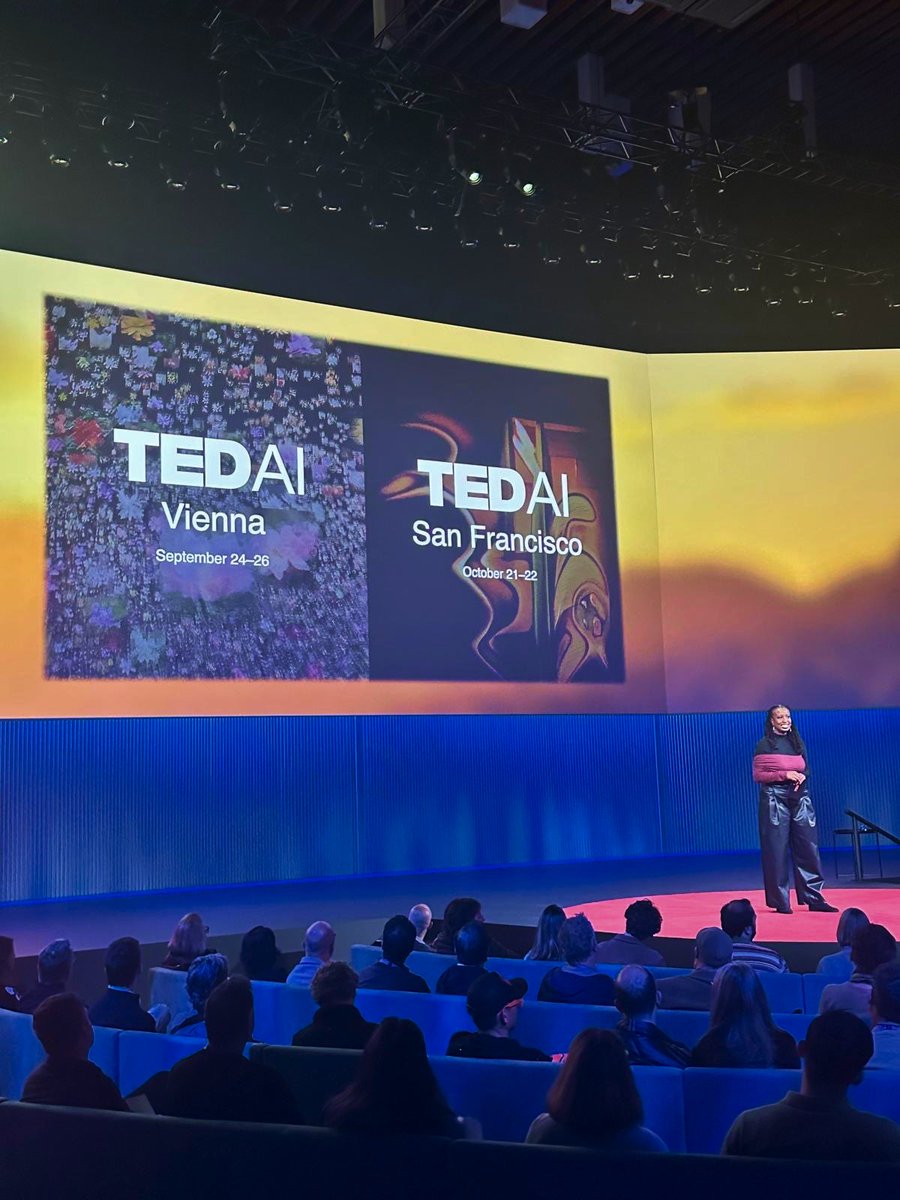 TEDAI San Francisco (@tedaisf) on Twitter photo <a href="/TEDAISF/">TEDAI San Francisco</a> on the <a href="/TEDTalks/">TED Talks</a> stage today in Vancouver! 🌎✨
Couldn’t be more thrilled to see TEDAI San Francisco 2025 up there - and so much more to come.
📍San Francisco
🔍October 21–22, 2025
🎟️ Reserve your spot: tedai-sanfrancisco.ted.com/#how-to-attend
#TEDAI #TED2025 #TedTalks #AIConference <a href="/TEDAISF/">TEDAI San Francisco</a> on the <a href="/TEDTalks/">TED Talks</a> stage today in Vancouver! 🌎✨
Couldn’t be more thrilled to see TEDAI San Francisco 2025 up there - and so much more to come.
📍San Francisco
🔍October 21–22, 2025
🎟️ Reserve your spot: tedai-sanfrancisco.ted.com/#how-to-attend
#TEDAI #TED2025 #TedTalks #AIConference
