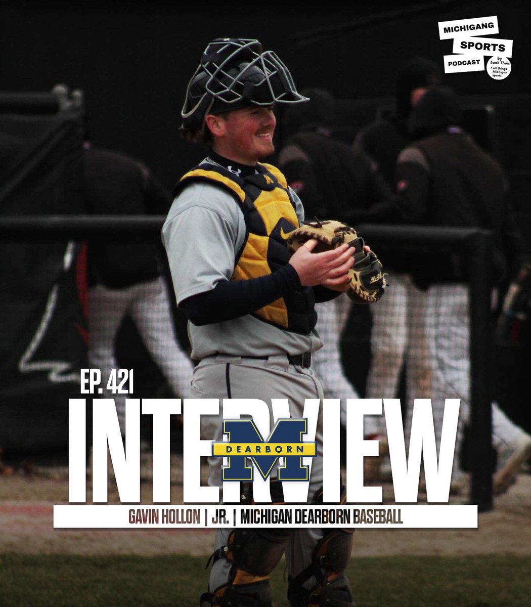 Episode 421: Interview with Michigan Dearborn Baseball Player Gavin Hollon:

Gavin and I talked about how he got started playing his position in baseball and what it was like being from a small school trying to play college baseball!
open.spotify.com/episode/5tFEie…