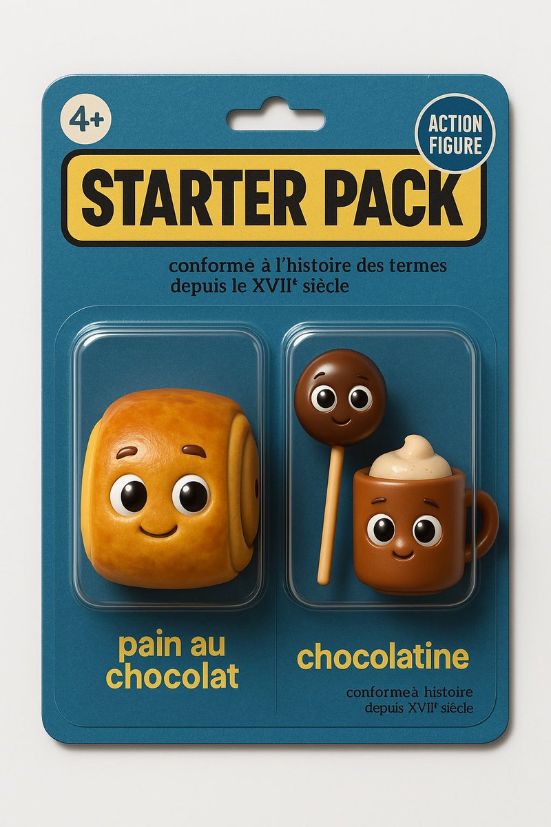 TFressin's tweet image. Revenons aux fondamentaux : #painauchocolat versus #chocolatine, expliqué aux enfants de 4 ans et + 🥐

Poke @fredericroynice @La_Pollice #starterpack