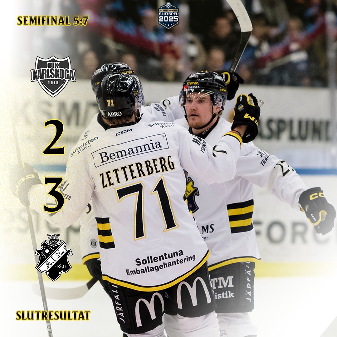 🖤💛 Åh vad det låter BRA – AIK vinner i den sjätte perioden!