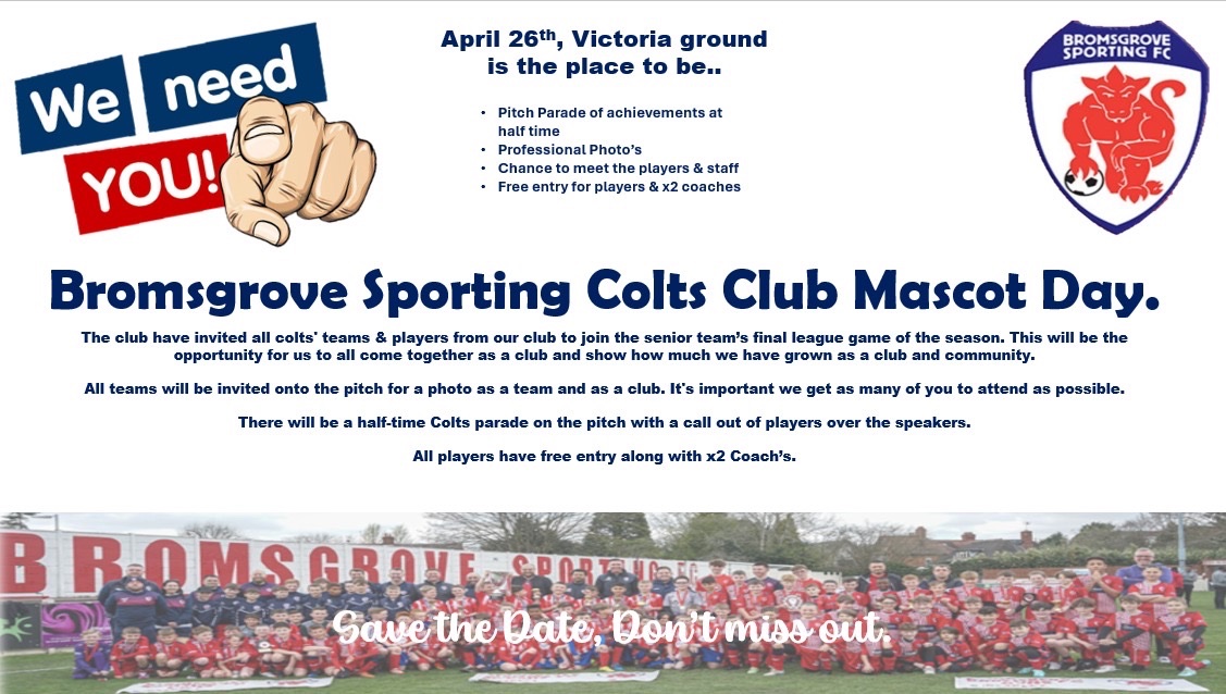 Bromsgrove Sporting Colts FC tweet media