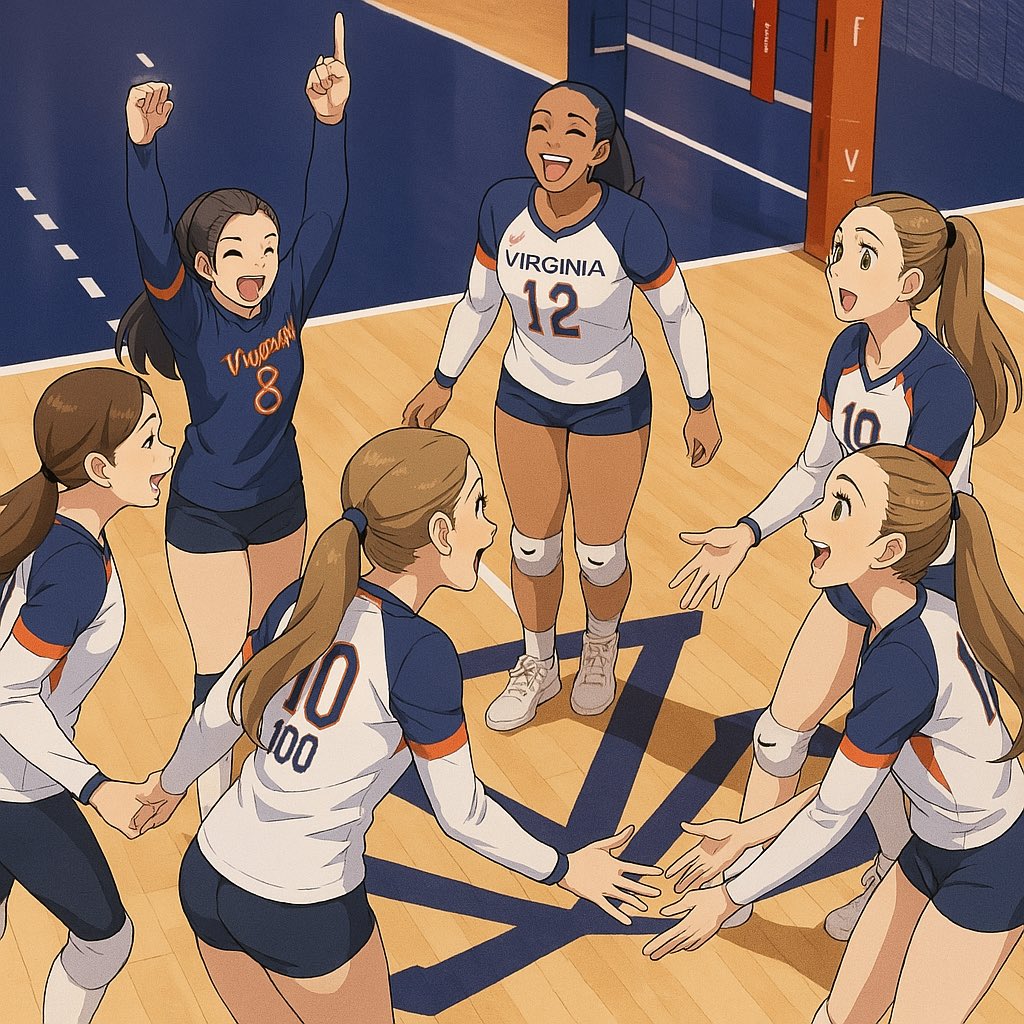Virginia Volleyball but make it anime ⚔️

#GoHoos