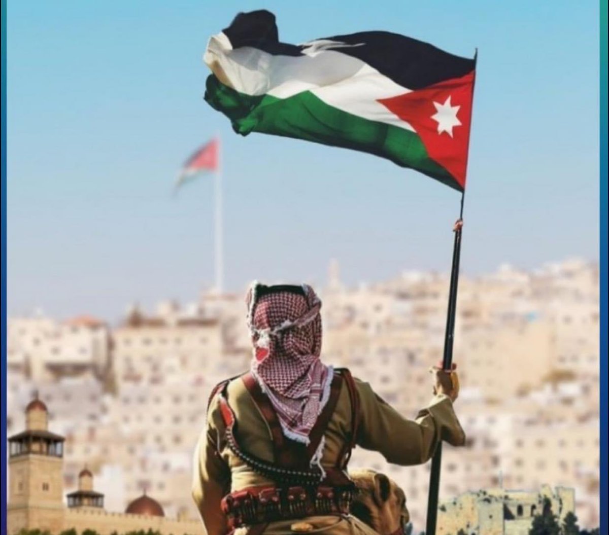 ما أزداد  حِقدكُم على هذه البلاد إلا وإزددنا لها حُباً وانتماءً فنحنُ ابنائها وهي ارضُ أبائنا وأجدادنا 🇯🇴