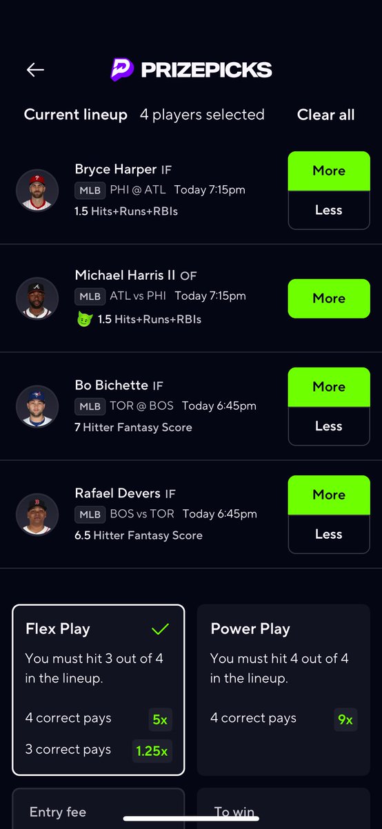 Late slate picks we love! You all know the drill. If this hits we will do a giveaway to some who likes, reposts, and follow us.

#prizepicksmlb #BravesCountry #Phillies #RedSox #BlueJays