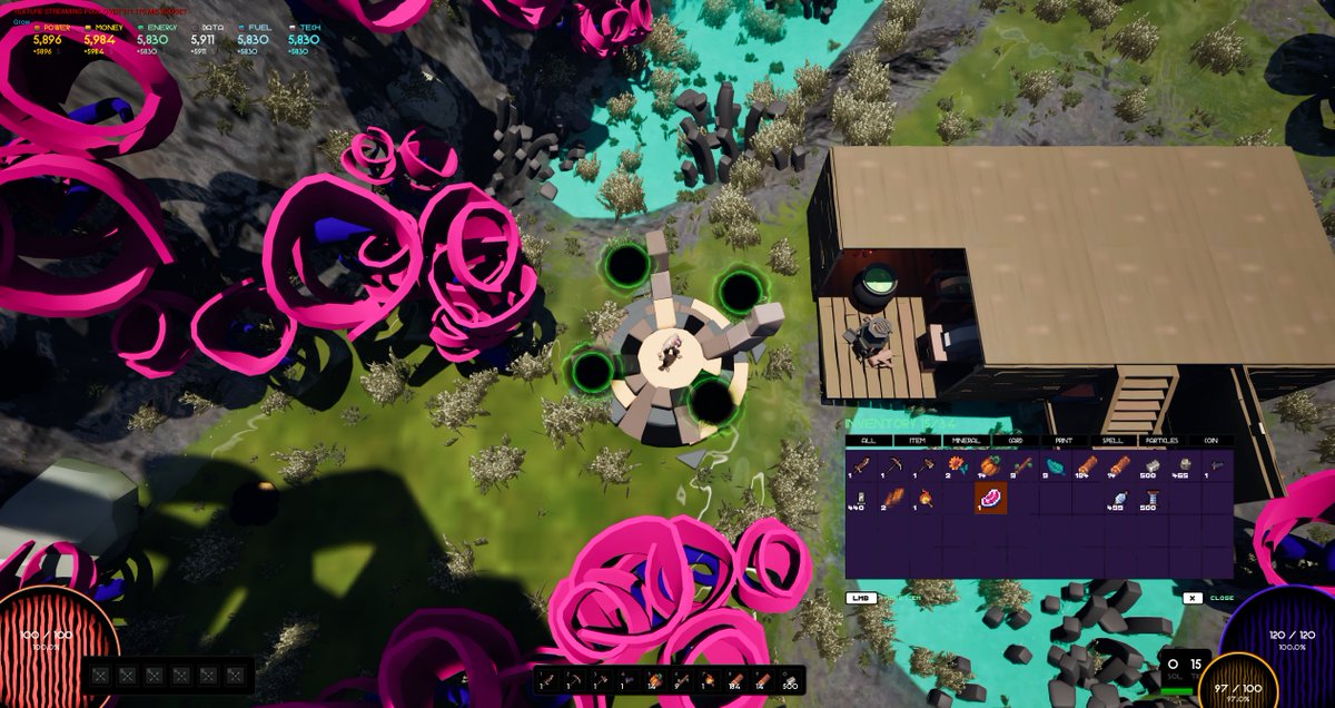 0xgamedev's tweet image. Updated a building system in the game + portal dungeon system. Looking forward and public demo in April #GameDev #indiegames