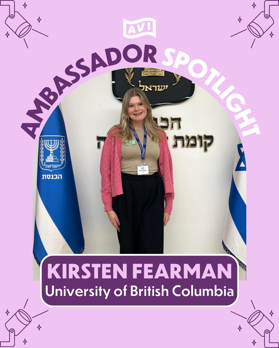 AlliedVoicesIL's tweet image. Meet Kirsten, our #AmbassadorSpotlight studying Computer Science at @UBC

#studentlove #commongroundambassador #findyourcommonground #studentshowcase #commongroundisrael