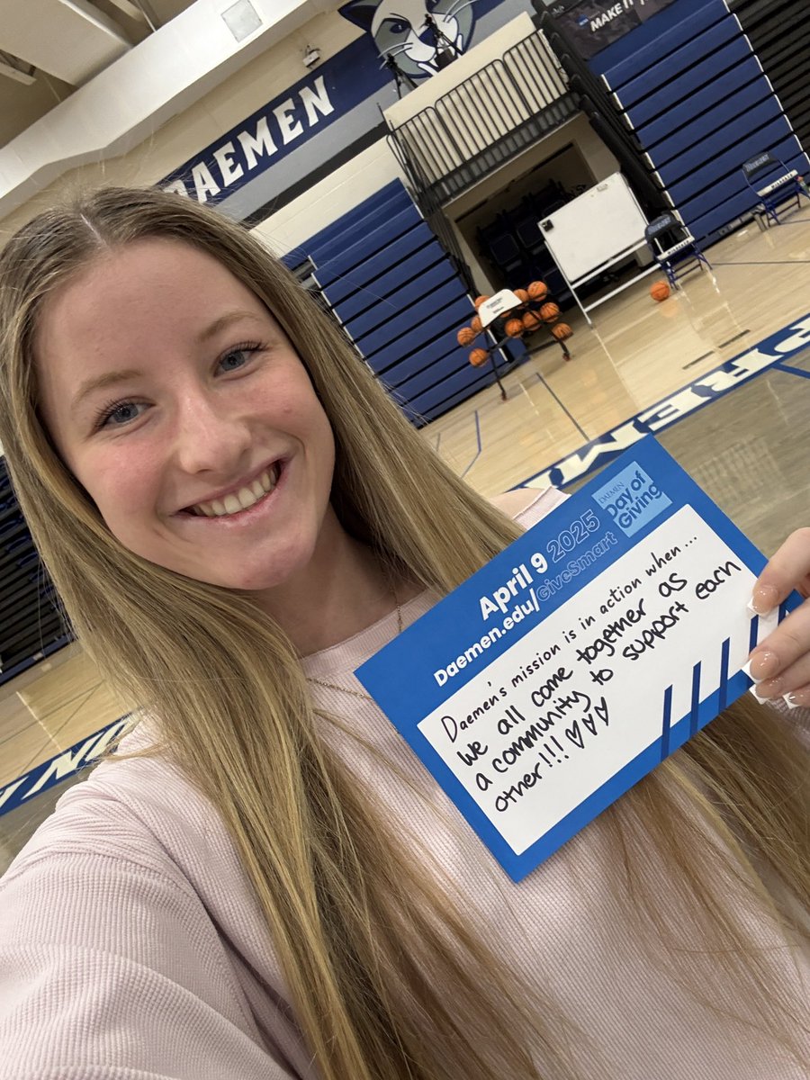 Our So. Guard, Sophie Auer couldn’t have said it any better! 

It takes a community to build each other up &amp; make us stronger in all departments here at Daemen.