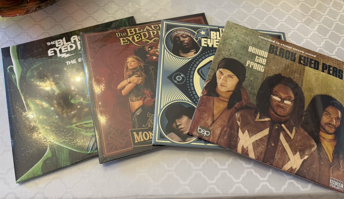 RSeferin's tweet photo. You know I had to get these to celebrate the 30th anniversary of @bep! Thank you for all the great memories and music over this span and hoping for much more ! #30YearsofBEP https://t.co/xEbBf7ovmO
