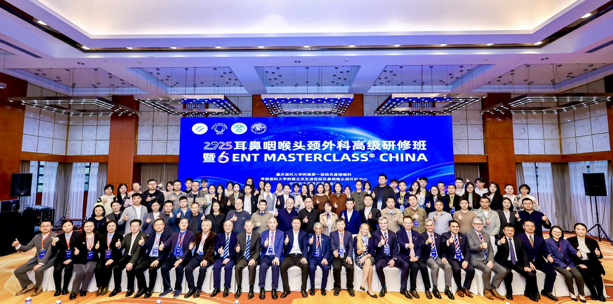 ‘Magic in the Middle Kingdom’, 6th ENT Masterclass, 28-29th March 2025 @ Chongqing, China. The world’s largest city you haven’t heard of! 
The Dream from Doncaster reaches new heights.
400 face-to-face delegates, 13,000 virtual delegates. <a href="/ENT_AudsNews/">ENT & Audiology News</a> <a href="/ENT_UK/">ENT UK</a> <a href="/socialmediaAOT/">AOT</a>