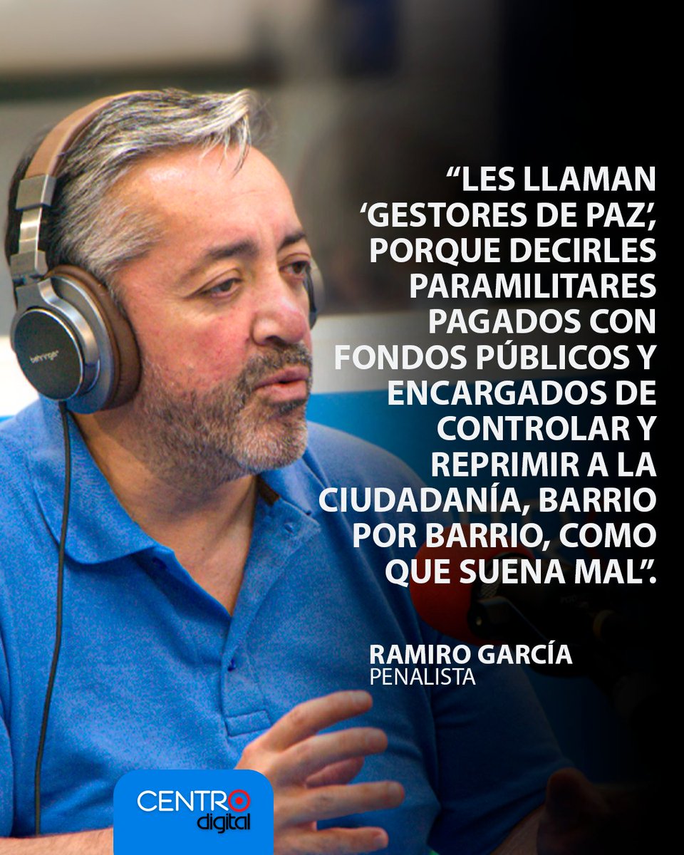 radiocentroec's tweet photo. #ATENCIÓN | No hay que ser obvios. El correísmo pretende usar la figura de 'gestores de paz', a lo que en realidad son grupos paramilitares encargados de controlar y reprimir a la ciudadanía, tal como ocurre en países manejados por dictaduras. 

El análisis de @ramirogarciaf https://t.co/a9to3KQX32