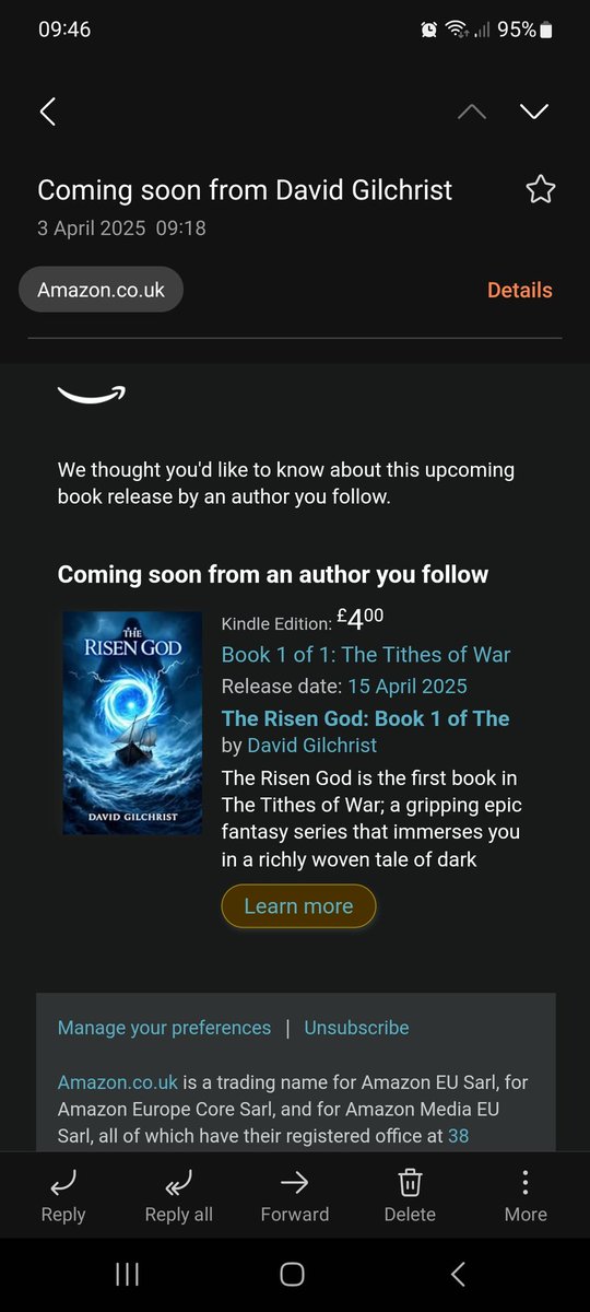 Only a few days to go before my latest book is released. Get your pre-order in now. mybook.to/ttow_trg. Only £4 for a full length, epic fantasy novel. 

The Risen God, asks the question, what would you do if you gained the power of a god? Could you keep your humanity?