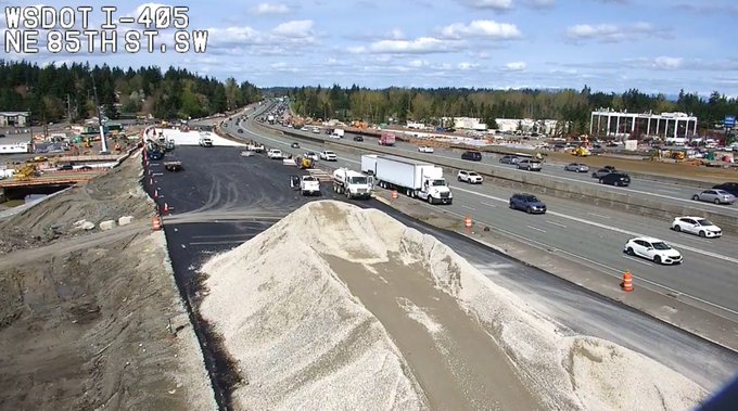 SB I-405レーン閉鎖今週末！
