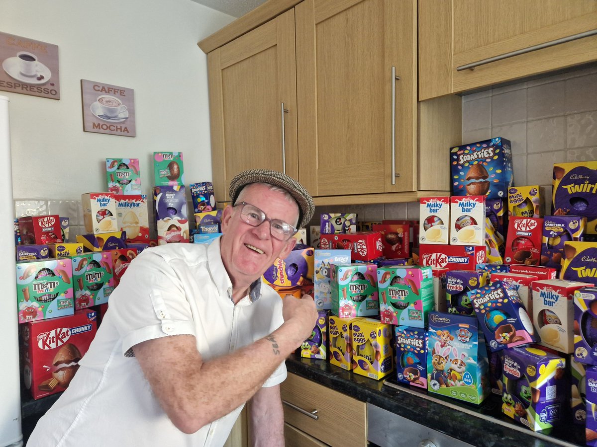 An incredible donation of almost 200 Easter Eggs from the Wirral Egg Run to the New Brighton Coastal Community Team 2025 Easter Egg Appeal. Thank you Karla and everyone involved, it is much appreciated and will help ensure no child misses out this Easter