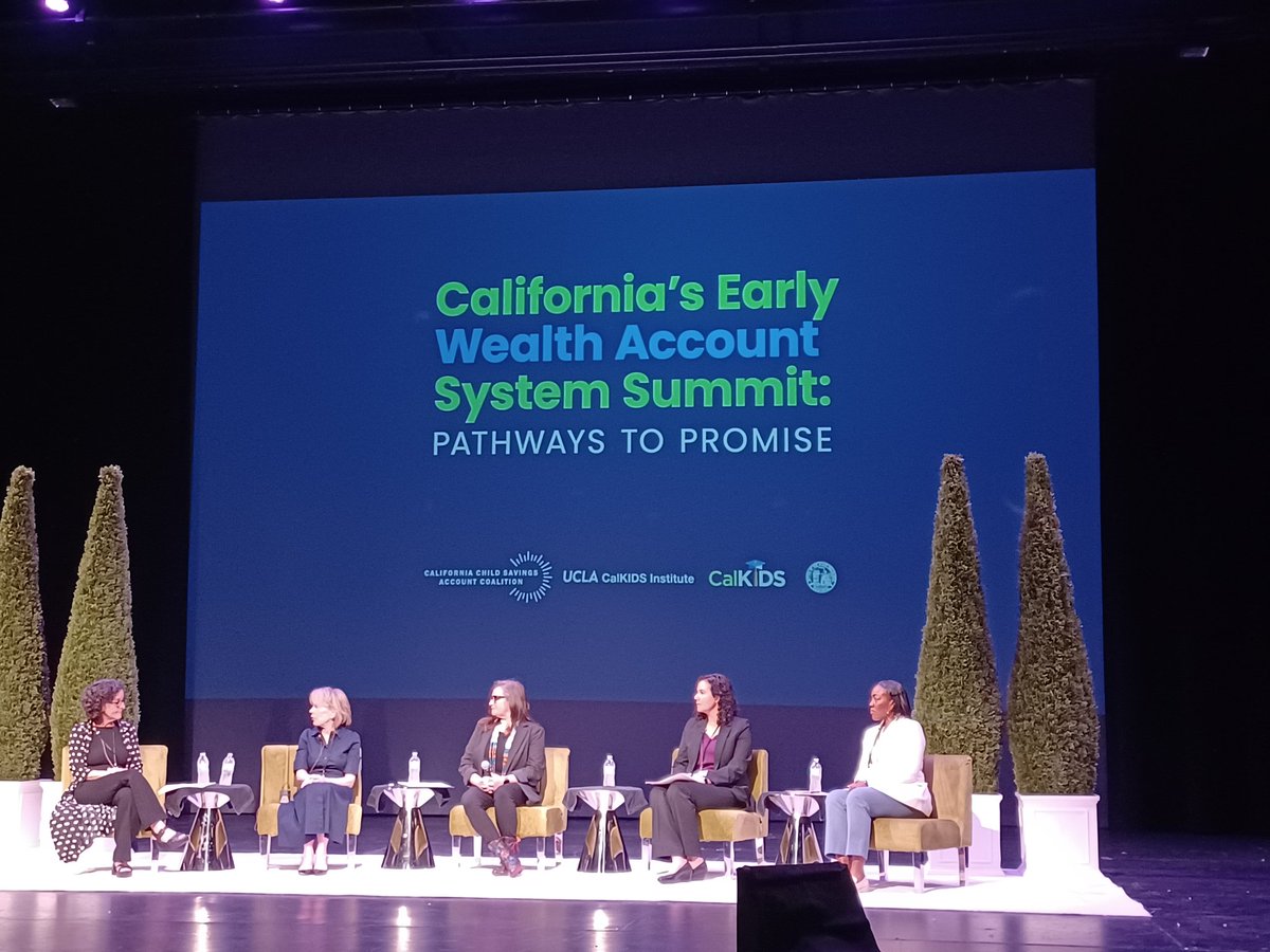 Philanthropic foundation panelist describes early wealth building accounts (CSAs) as a bridge between emergency short term savings and long term retirement savings.