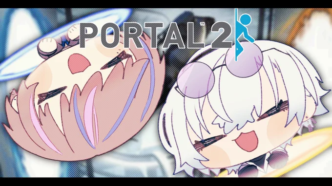 PORTAL2・*・:≡( ε:)#debonail #kaepix #forkaelix#Seiblue #Thumbneiblechibis png↓ 