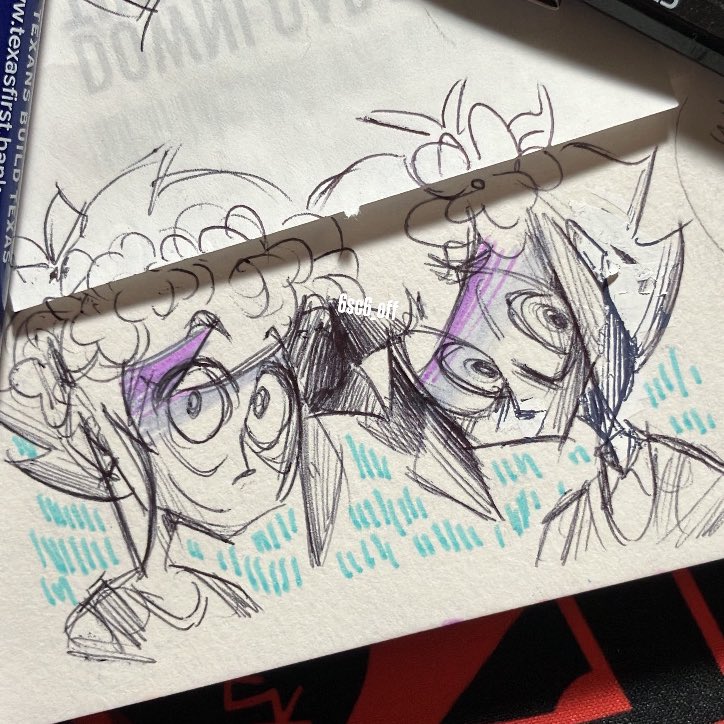 6sc6_off's tweet photo. I doodled these last night :) I was on a crazy art spree yesterday, got lots of posing practice innnmeowmeow #omori #omoribasil #basil https://t.co/2JUXudKTEy