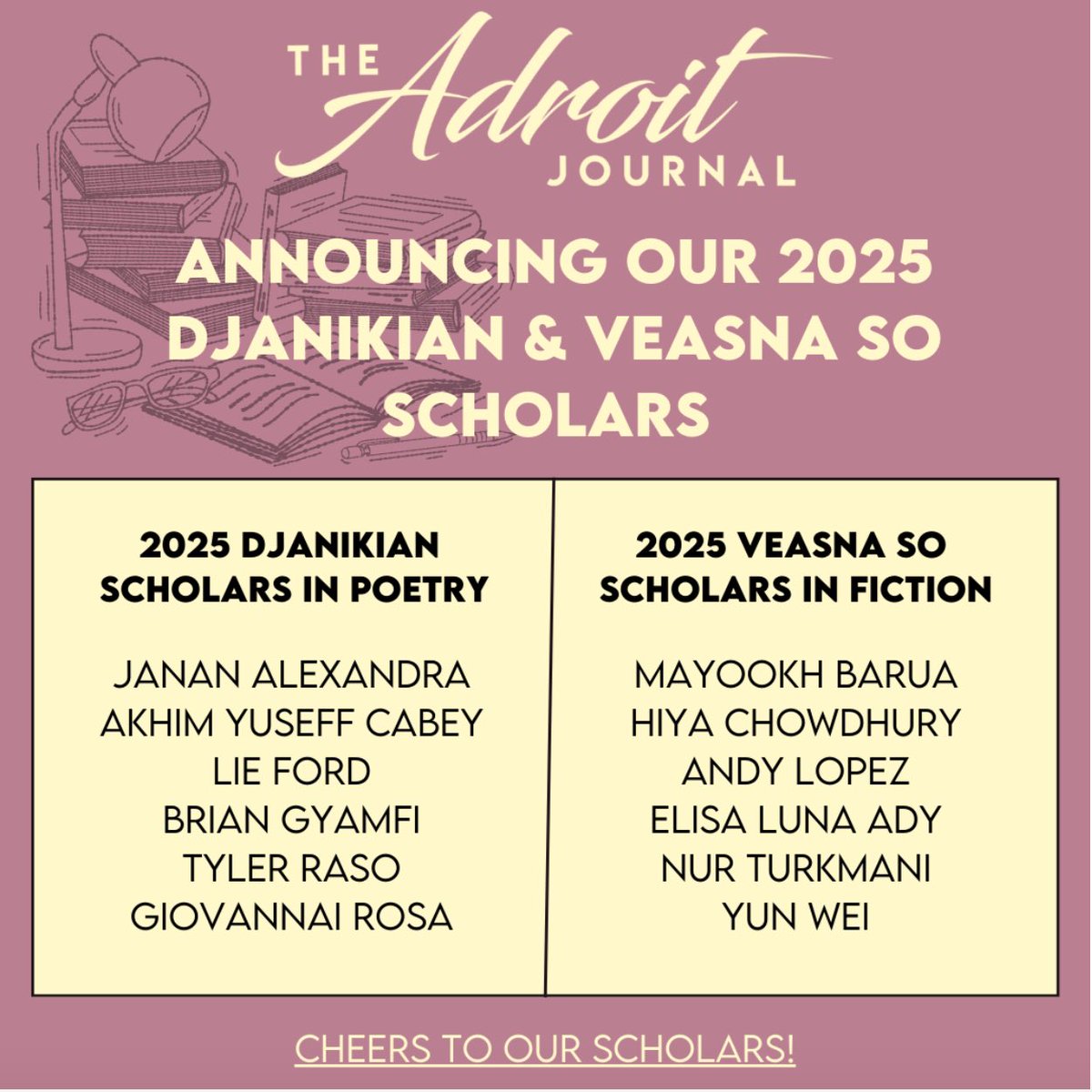spaghettiutopia's tweet photo. moved and honored to be one of @adroitjournal's Djanikian Scholars for this year, in beautiful company. they'll be publishing a 10 page excerpt from a new, weird project, so stay tuned (: https://t.co/P0SZUYtoIC