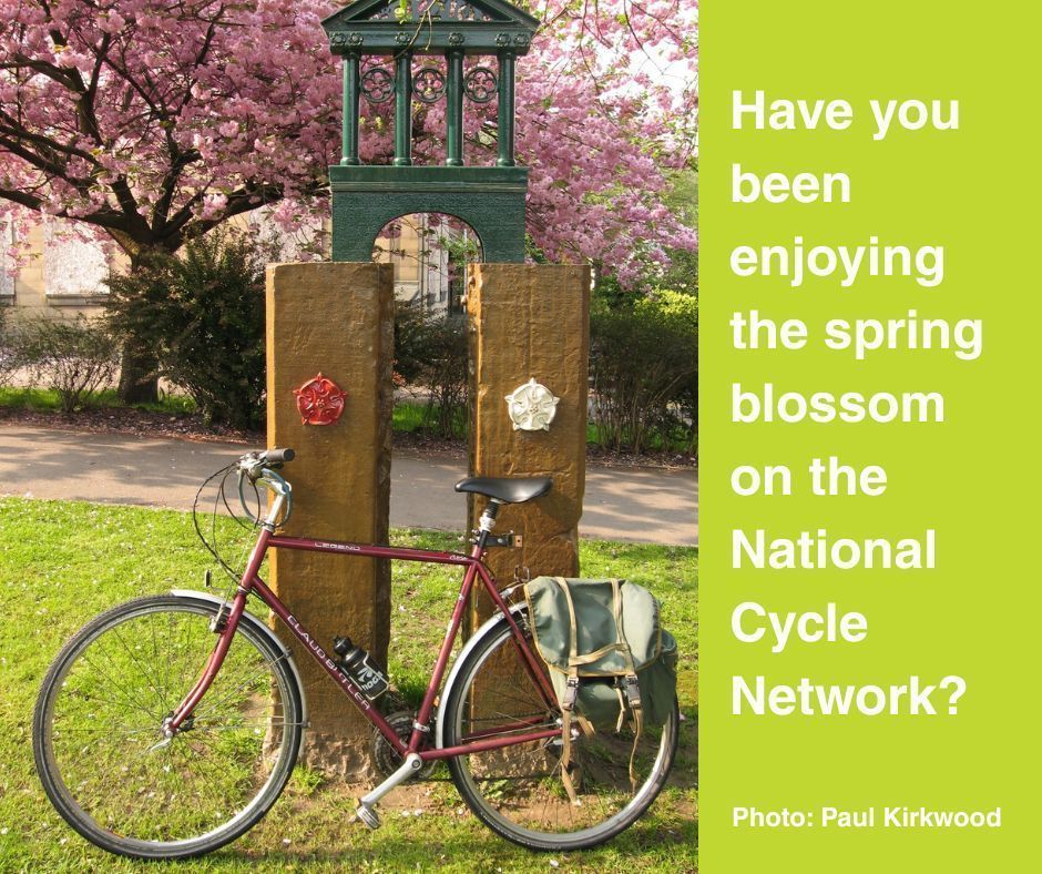 Have you been enjoying the spring blossom on the National Cycle Network?

Please share which Routes you've seen some on and your pictures in the comments below, we'd love to put a Route collection together of your favourites 🌸 👇