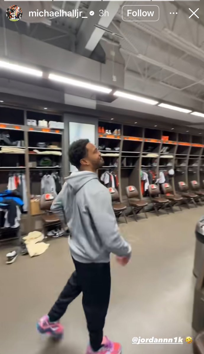BrownsTailgate's tweet photo. Ohio State DB Jordan Hancock seen visiting the Browns via Michael Hall’s Instagram story. https://t.co/ejeSMcAoaF