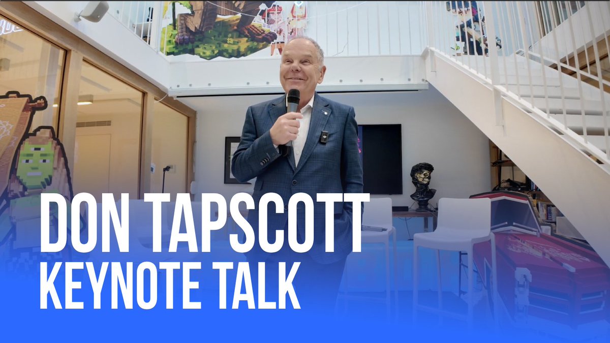 LCX (@lcx) on Twitter photo It was a pleasure to have <a href="/dtapscott/">Don Tapscott</a>, Chairman of the Blockchain Research Institute, join LCX for the <a href="/ParisBlockWeek/">Paris Blockchain Week</a> Tokenization Reception!
Don gave a keynote talk to discuss his new book, You to the Power of Two, and share valuable insights on AI and blockchain technology. It was a pleasure to have <a href="/dtapscott/">Don Tapscott</a>, Chairman of the Blockchain Research Institute, join LCX for the <a href="/ParisBlockWeek/">Paris Blockchain Week</a> Tokenization Reception!
Don gave a keynote talk to discuss his new book, You to the Power of Two, and share valuable insights on AI and blockchain technology.