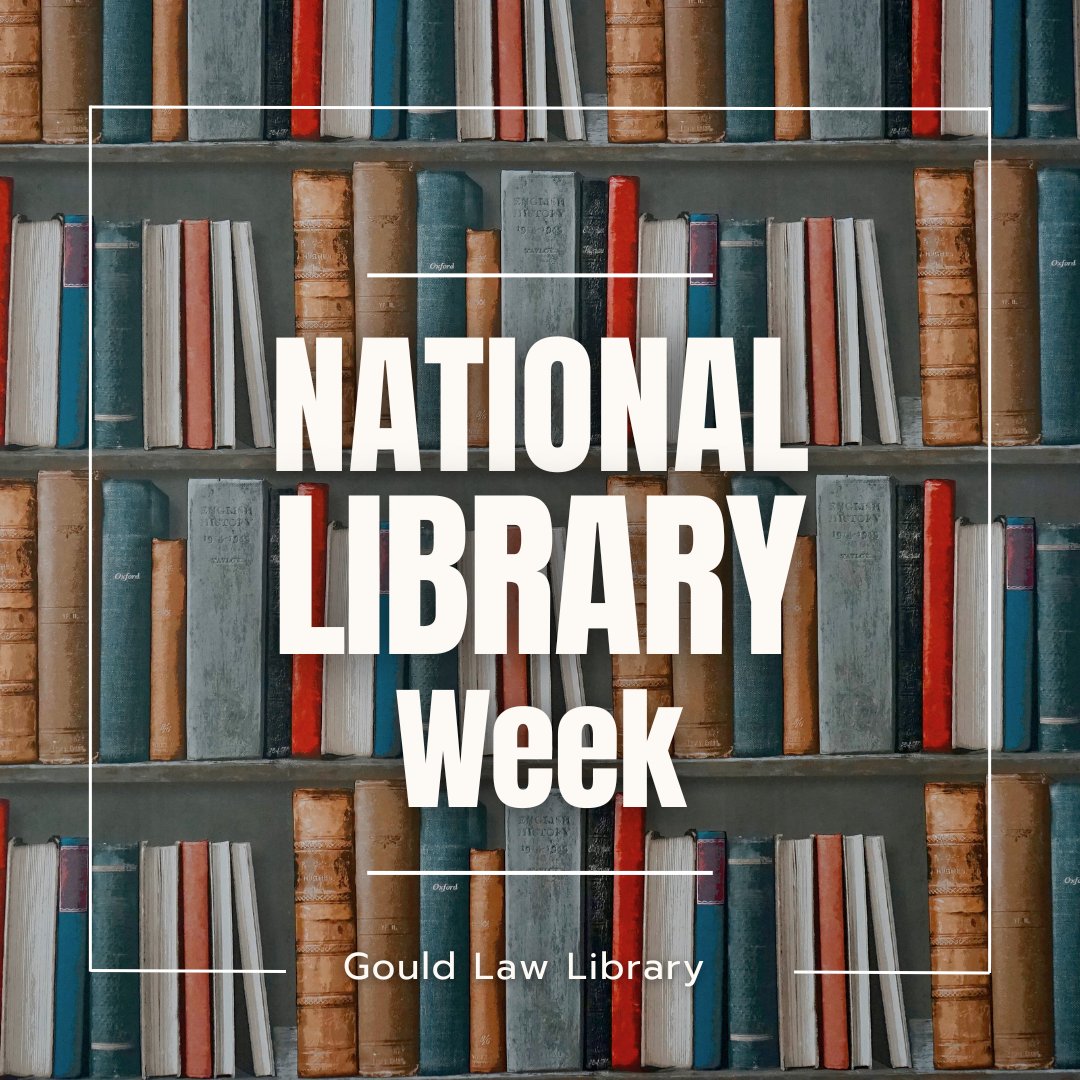 TouroLawLibrary's tweet photo. Let's Hear it for the Library!
National Library Week, April 6-12, 2025, is a celebration highlighting the valuable role libraries, librarians, and library workers play in transforming lives and strengthening our communities. https://t.co/MrI7MV5OdT