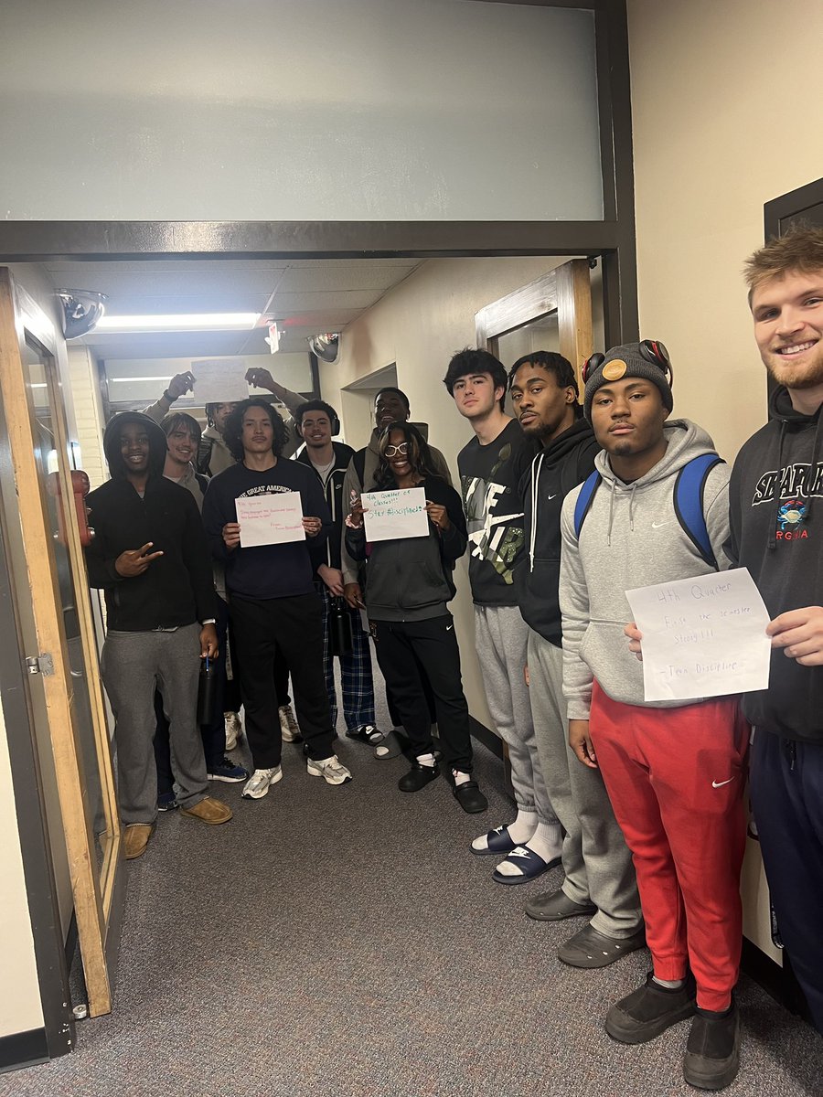 Spreading encouragement with Team Discipline! <a href="/CSPBearsFB/">CSP Golden Bears Football</a>