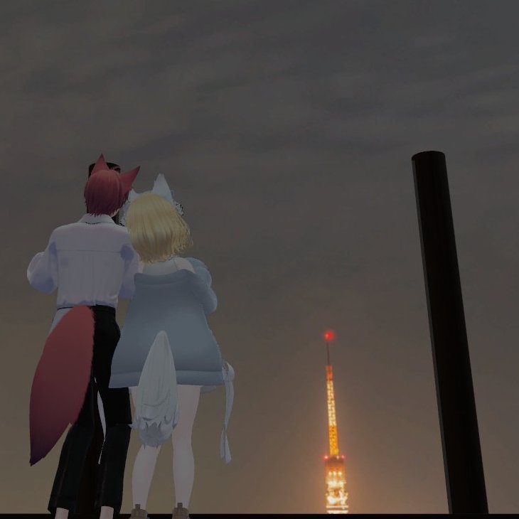 TOTO_VRCHAT's tweet photo. 【 #VRCメモワール 】
仮想の世界で出会って、  
仮じゃない気持ちが生まれて、  
現実よりあったかい関係になりました。  

コレザワ。さん（@korezawa_200 ）と、
お砂糖になりました☕  宜しくお願いします！
