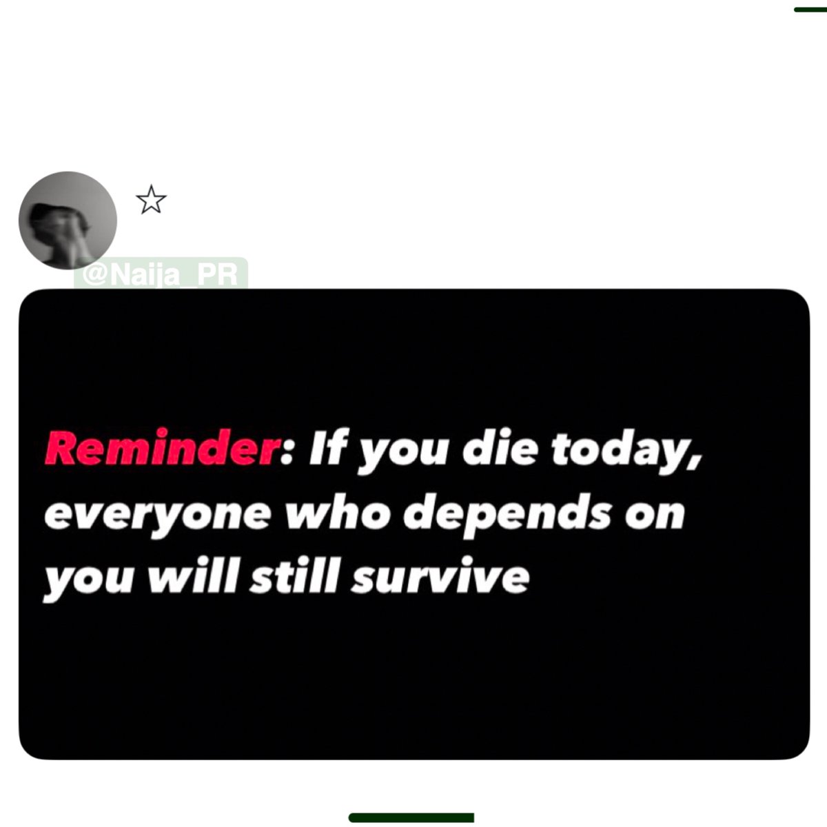 Naija_PR's tweet image. Just so you know👍🏼