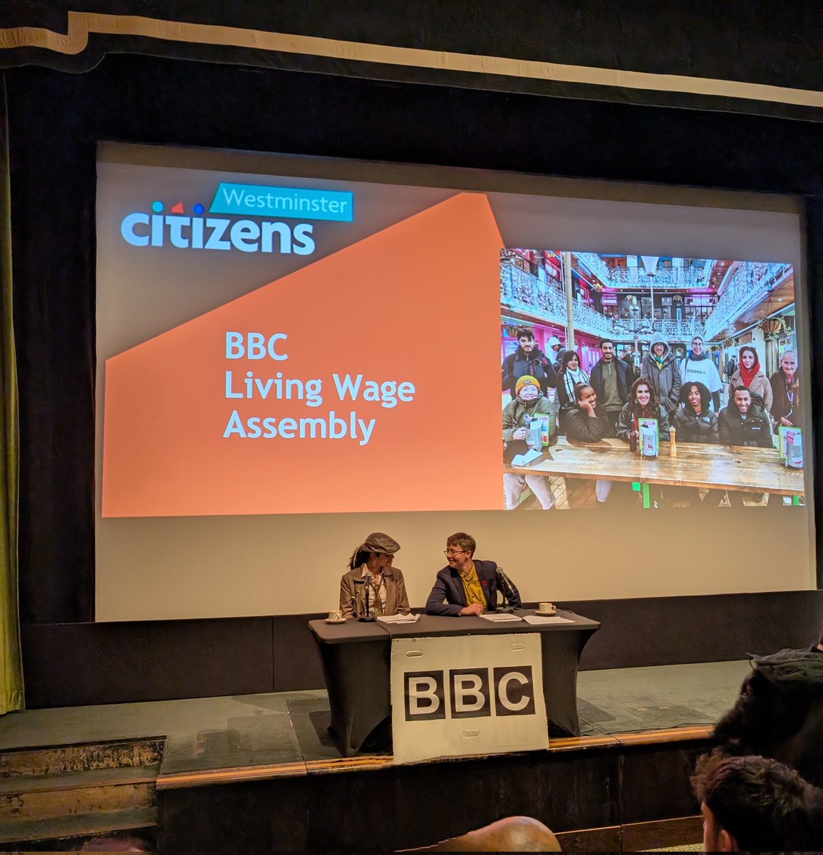 UoWUNISON's tweet image. As the branch communications officer, I attended an event that university students have been working on. The aim is to push the BBC to accredit as a Living Wage employer.
 As an important public institution the @bbc should Pay Their Workers Fairly.