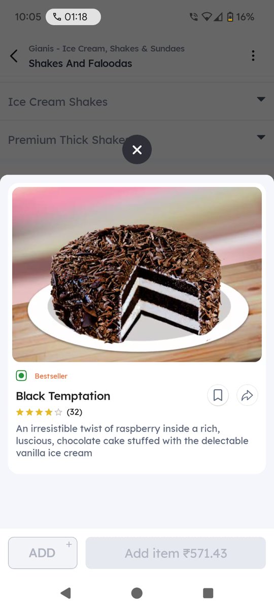 DcrustDeepak's tweet photo. Ordered cake from @zomato  for birthday of my father. PATHETIC SERVICE
1. CAKE TOTALLY DIFFERENT FROM WHAT WAS SHOWN IN PIC.
2. NO birthday tag/name, nothing
3. Finger marks on cake !!!

Attached screenshots for reference https://t.co/qM2CFjtjEZ